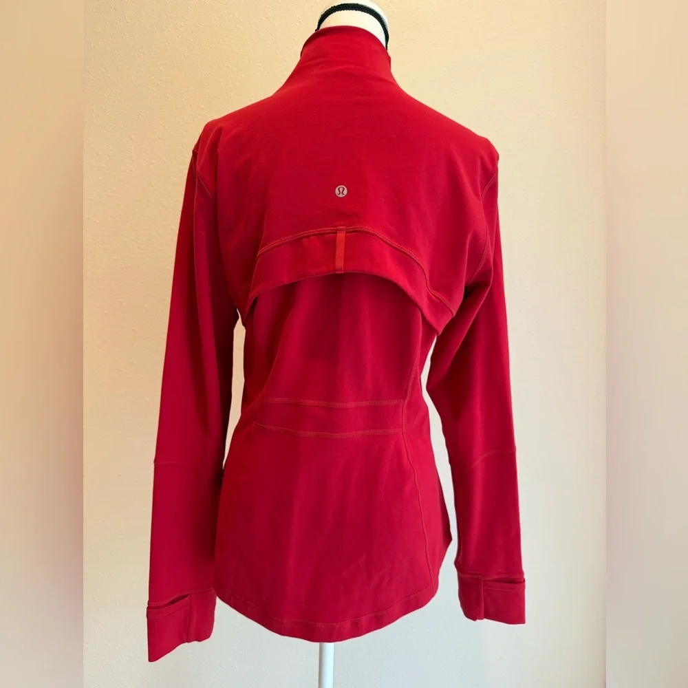 LULULEMON DEFINE JACKET DARK RED sz 14 EUC - Picture 3 of 8
